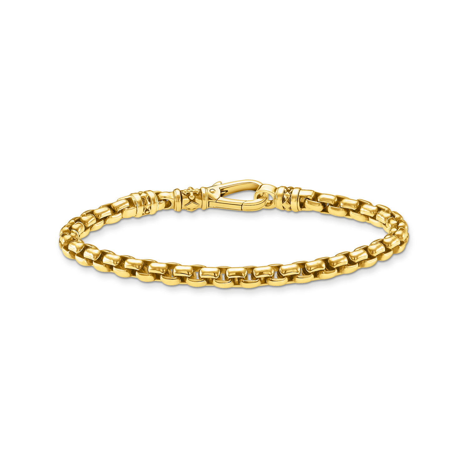 Pulsera veneciana925 Sterling silver, gold plated yellow goldyellow gold-coloured