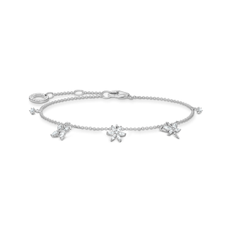 pulseraplata de ley 925/ circonitablancoWomen