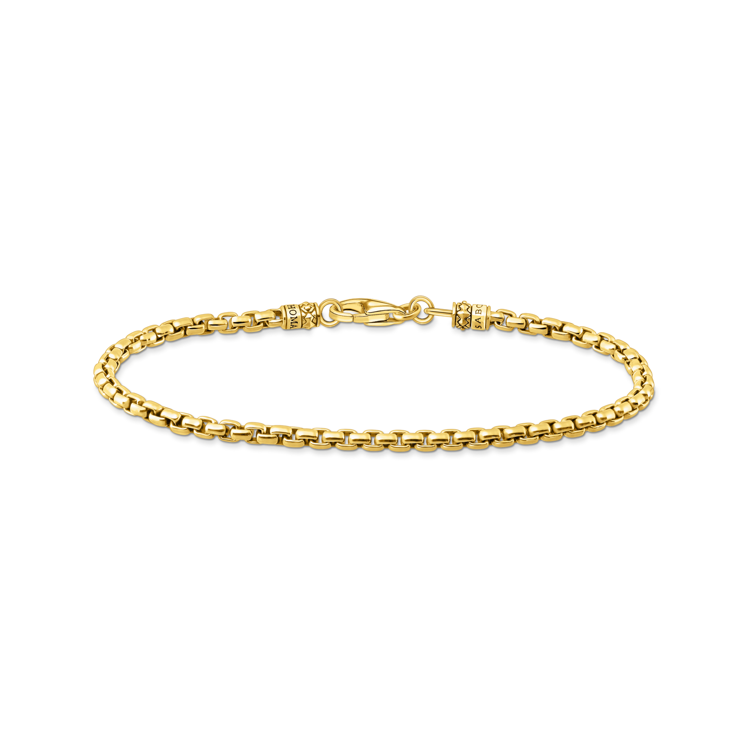 Pulsera veneciana925 Sterling silver, gold plated yellow goldyellow gold-coloured