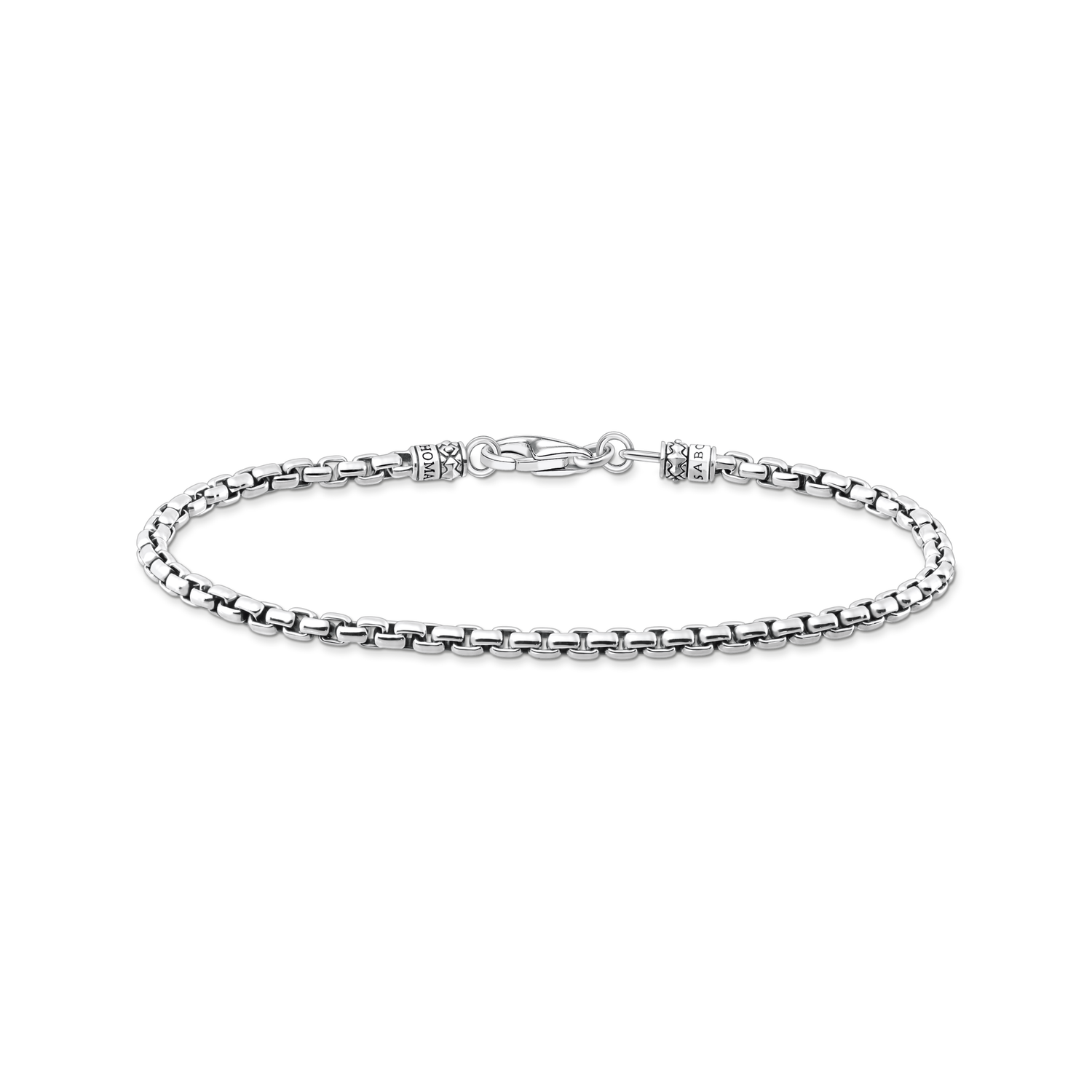 Pulsera veneciana925 Sterling silver, blackenedsilver-coloured