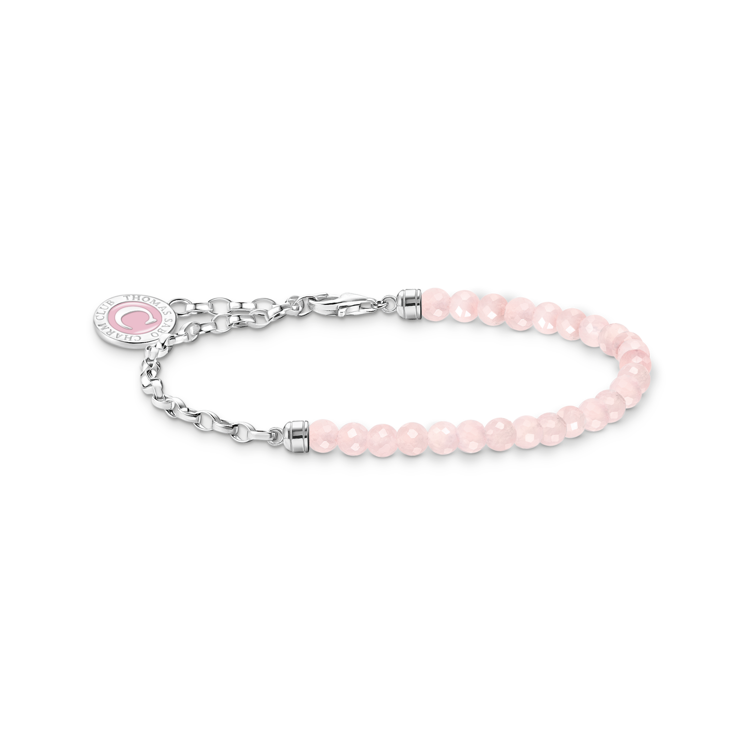 Pulsera Charm con beads y enlaces plata