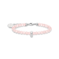 Charmista Entry Product 925 Sterling silver, cold enamel/ rose quartz colección 2024-1. 