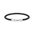 925 Sterling silver, blackened/ leather colección 2024-1.