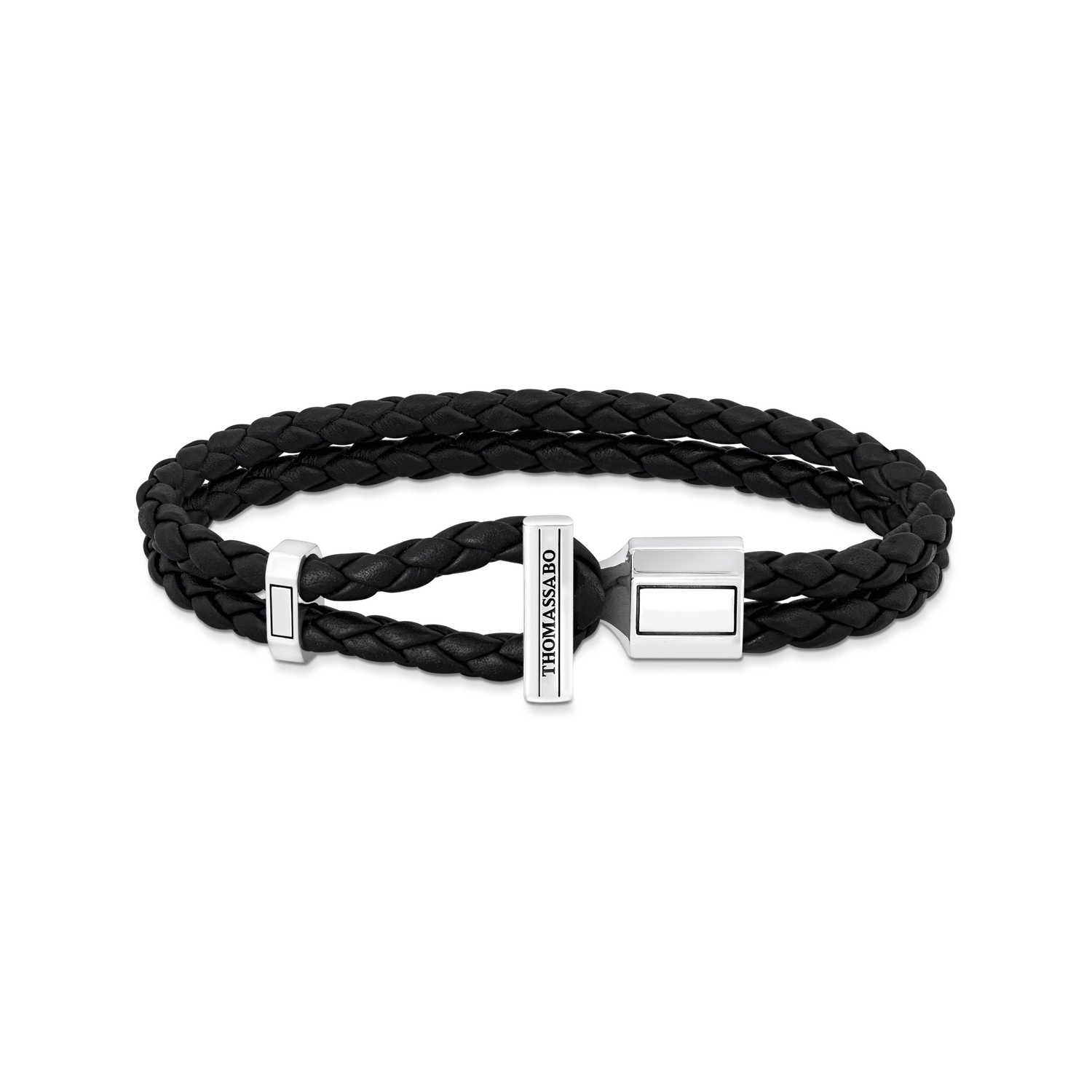 925 Sterling silver, blackened/ leather colección 2024-1.