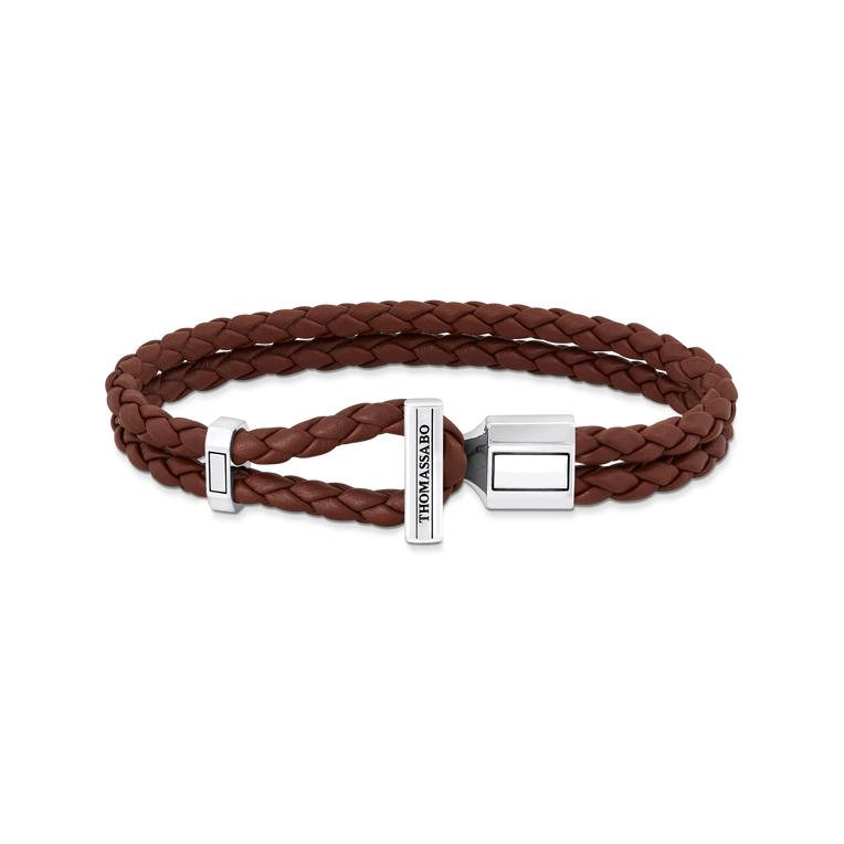 925 Sterling silver, blackened/ leather colección 2024-1.
