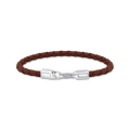 Pulsera de cuero en color marr�n