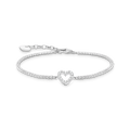 Pulsera corazón con circonitas