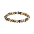 Pulsera labradorita y jaspe cocodrilo
