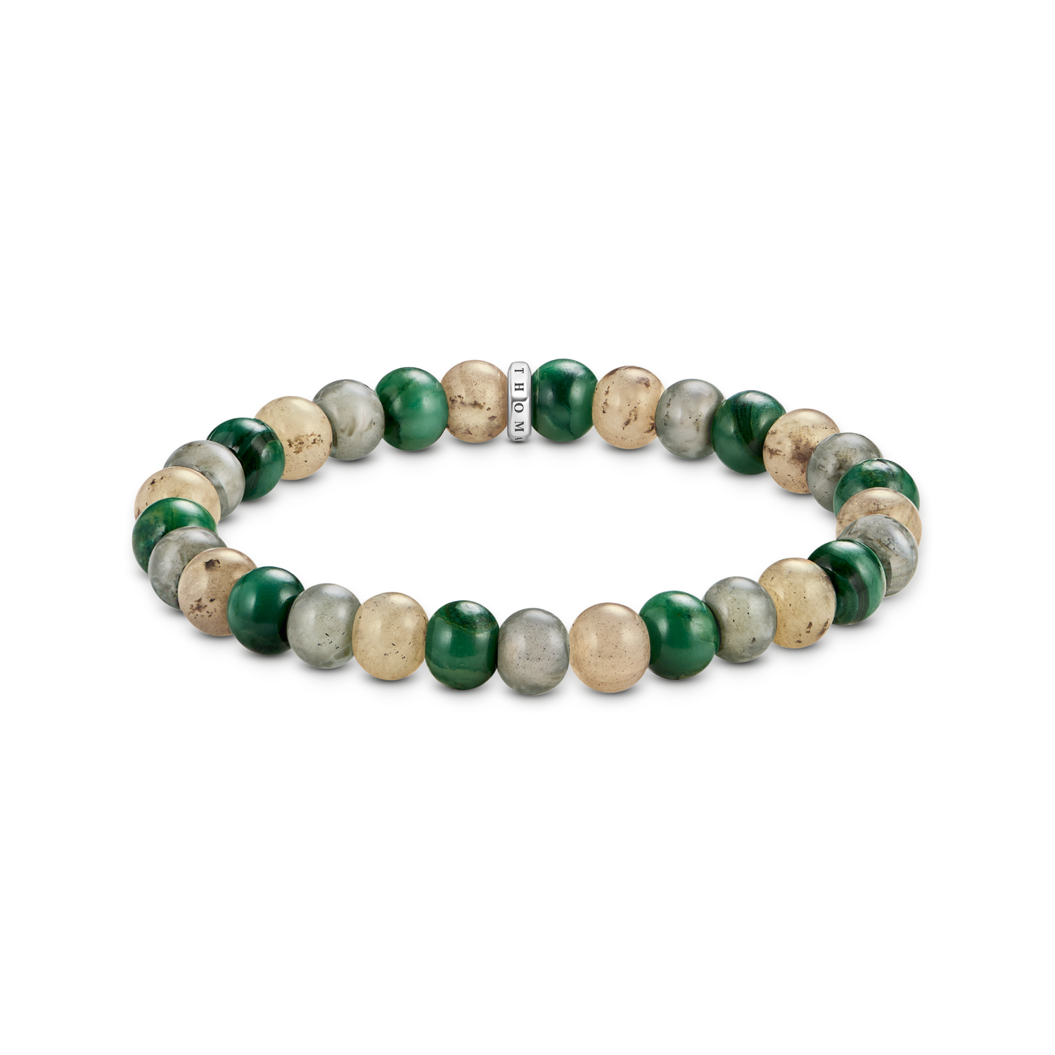 Pulsera de jaspe, jade y labradorita