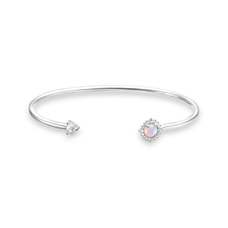 brazaleteplata de ley 925/ gema vitrocerámica/ circonitamulticolorWomen