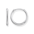 HOOP EARRINGS 925 STERLING SILVER PLAIN