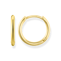 HOOP EARRINGS 925 STERLING SILVER GOLD PLATED