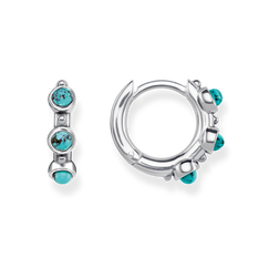 TURQUOISE HOOPS