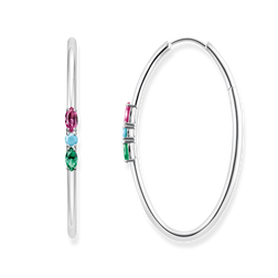 AROS,PLATA DE LEY 925,GEMA VITROCERAMICA,CORINDON SINTETICO,MULTICOLOR