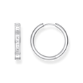 Aros piedras blancas925 Sterling silver/ zirconiawhite