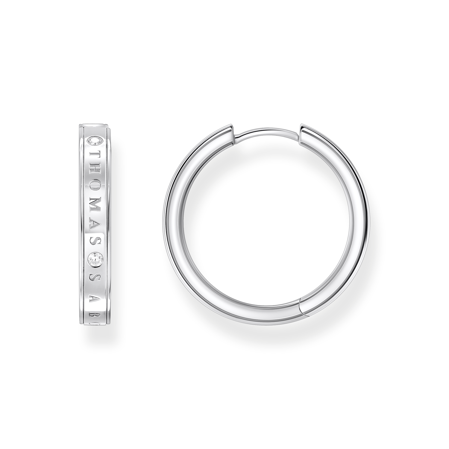 Aros piedras blancas925 Sterling silver/ zirconiawhite