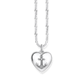 925 Sterling silver, blackened/ white diamon