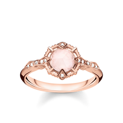 925 Sterling silver, gold plated rose gold/ white diamo