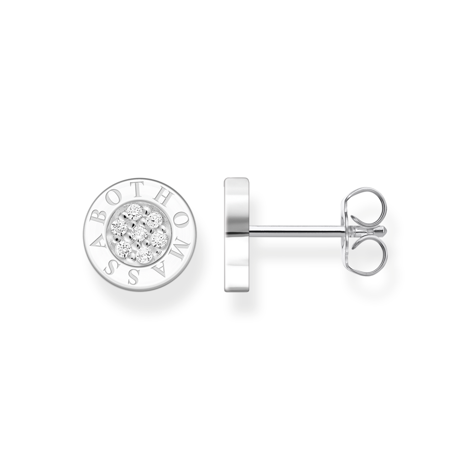 WHITE ZIRCONIA STUDS