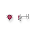 Pendientes románticos con forma de corazón