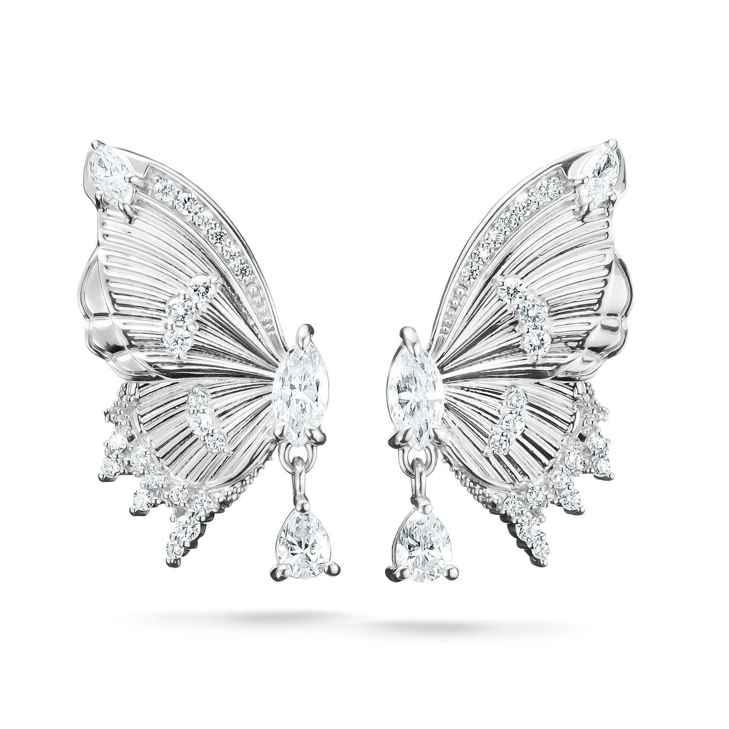Pendientes de bisutería Butterfly Paradise con piedras