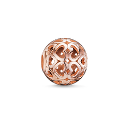 Bead corazones rosado