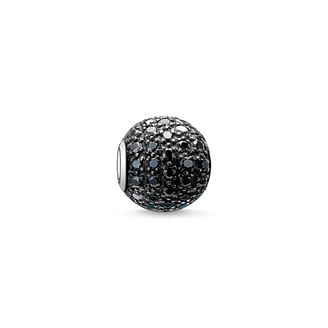 Bead "black pavé"