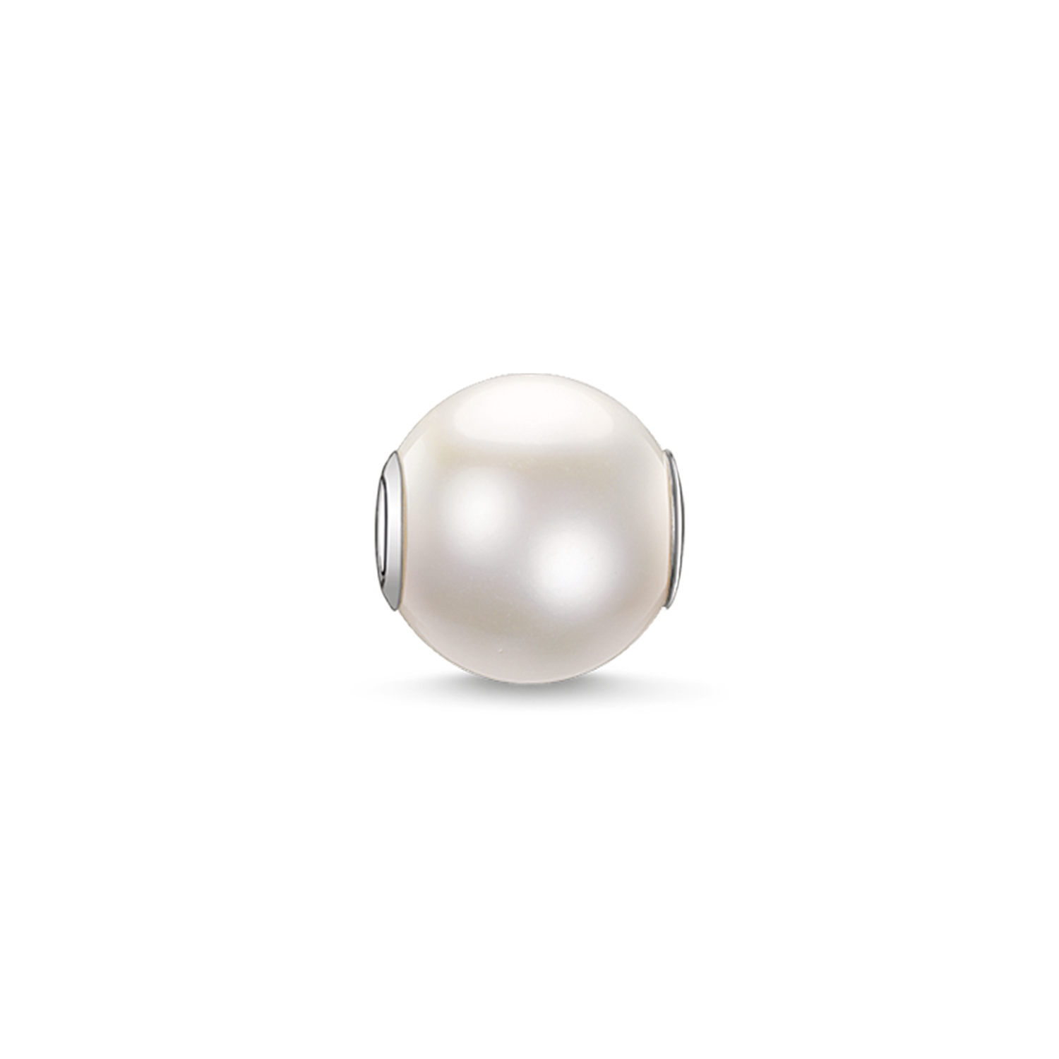 Bead "white pearl large"