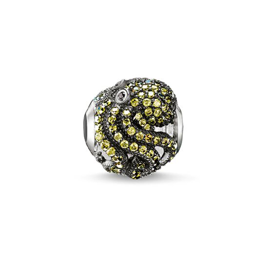 Bead "green octopus"