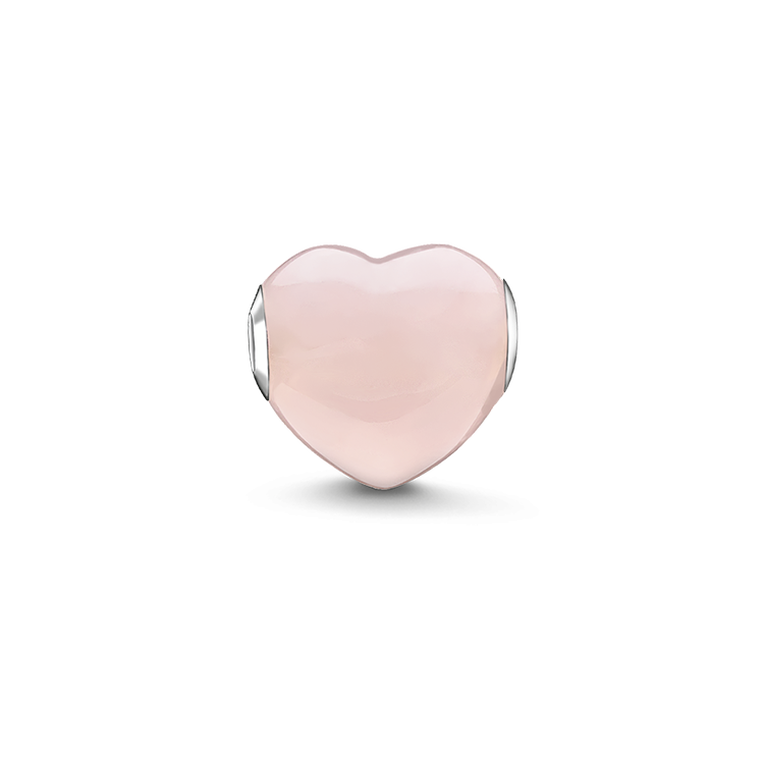 BEAD PINK HEART