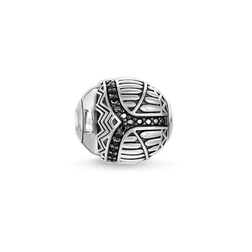 Bead "black scarab"