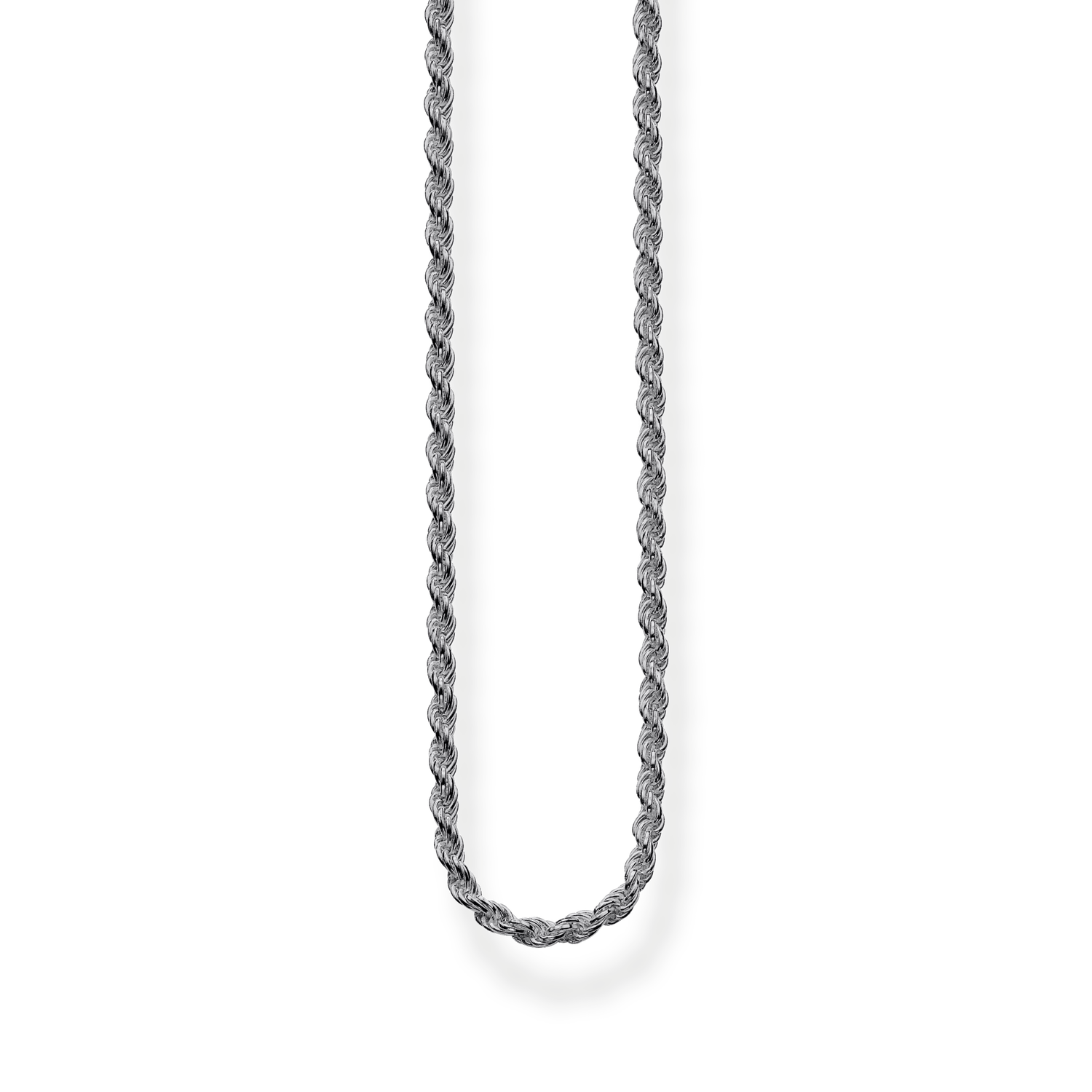 SILVER BLACKENED CHAIN L60