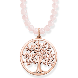 POWER NECKLACE TREE OF LOVE PINK