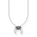 CADENA PLATA DE LEY 925,ENNEGRECIDA DEL NACAR DE ABULON,GEMA VITROCERAMICA,ESMALTE EN FRIO,CORINDON SINTETICO,ESPINELA SINTETICA,CIRCONITA,MULTICOLOR 40-42-45CM