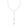 Cadena c�rculo con piedras blancas plata925 Sterling silver/ zirconiawhite