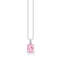 Cadena piedra rosa925 Sterling silver/ zirconiapink