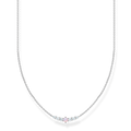cadenaplata de ley 925/ gema vitrocerámica/ circonitamulticolorWomen