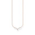 Cadena cristales de hieloo rosado