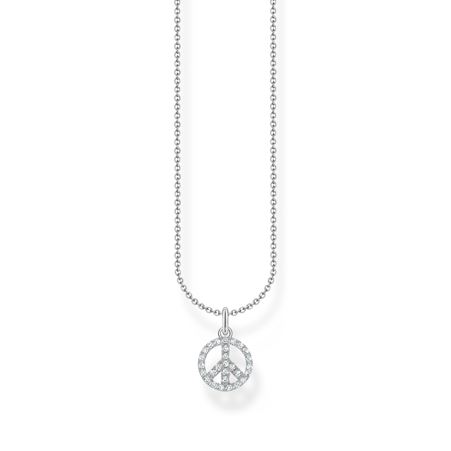 Cadena peace con plata