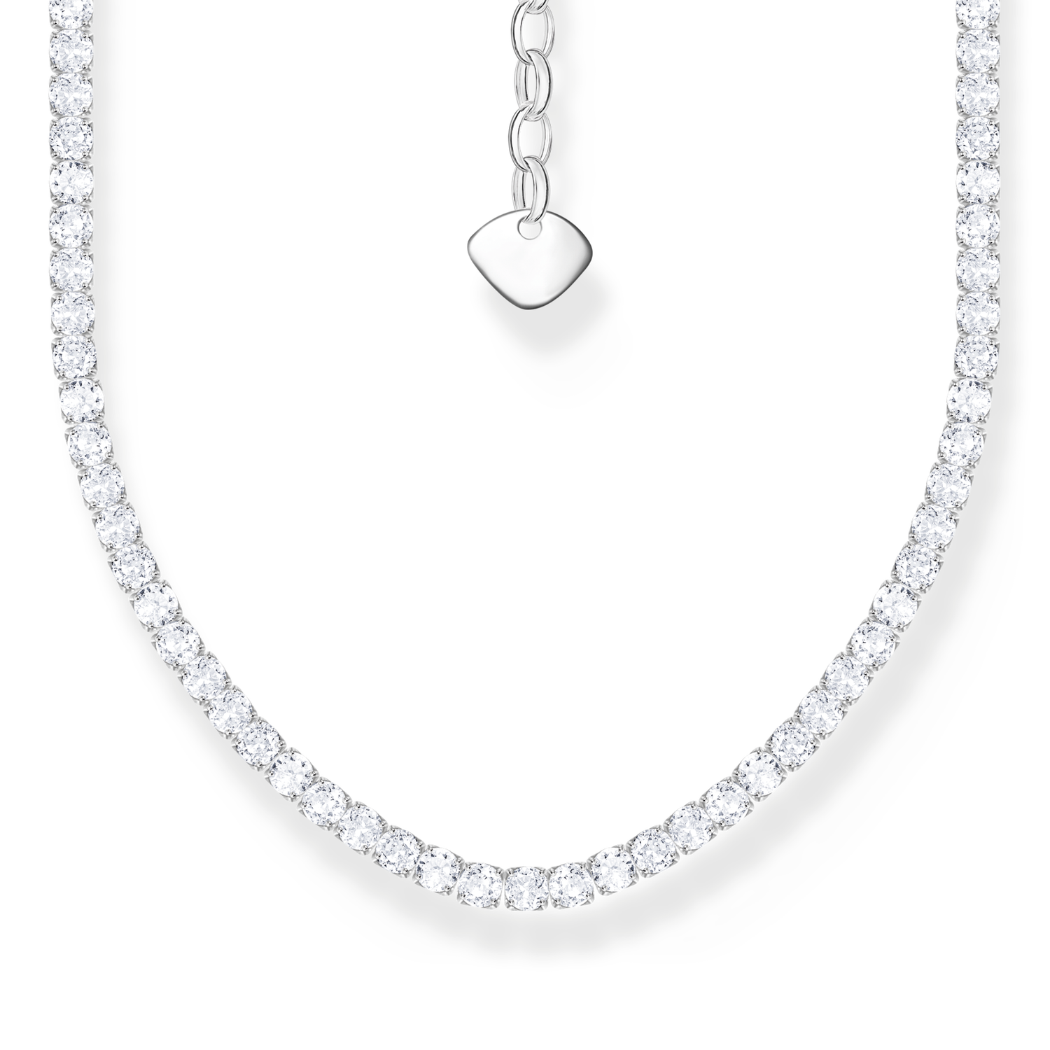 Cadena con circonitas 42 cm