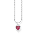 Collar con colgante de corazón Romance