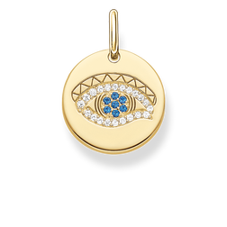 EYE OF HORUS GOLD PENDANT