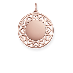 PENDANT HEARTS ROSE GOLD