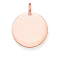 PENDANT DISC ROSE GOLD