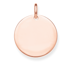 PENDANT DISC ROSE GOLD