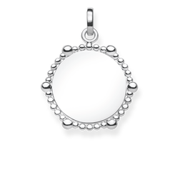 COIN DOTS PENDANT SILVER