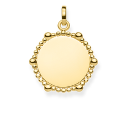 COIN DOTS PENDANT GOLD