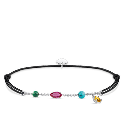 PULSERA PLATA DE LEY 925, GEMA VITROCERAMICA,IMITACION DE MALAQUITA,TURQUESA IMITACION NYLON CORIDON SINTETICO MULTICOLOR 14-20CM