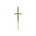 pendant925 Sterling silver, gold plated yellow gold/ onyx/ zirconiablack