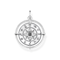 pendant925 Sterling silver, blackened/ zirconiablack